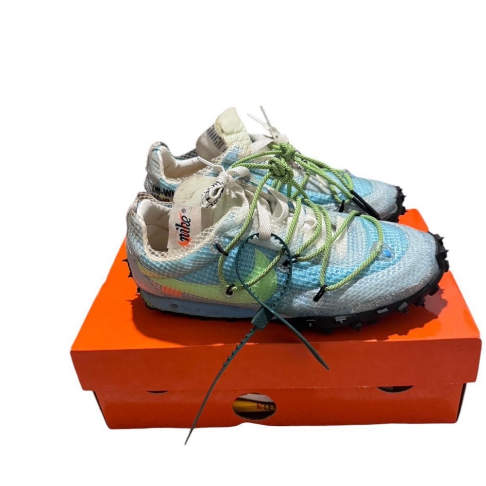 Nike Blue and Green Sneakers